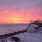 Sonnenaufgang an Silvester