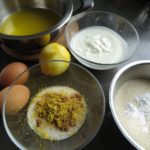 vorbereitete Backzutaten