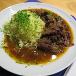 Erdäpfelschnee als Beilage