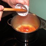 Gemüse in Butter anschwitzen