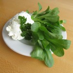 Vogerlsalat zum Aufstrich