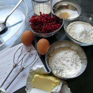 Zutaten für Ribiselkuchen