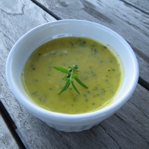 angerichtete Estragonsauce