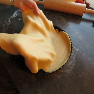 Tortenboden aus Mürbteig