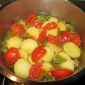 restliches Gemüse hinzufügen