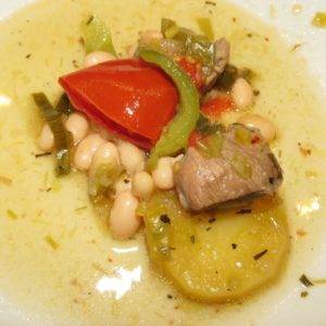 Eintopf mit weißen Bohnen